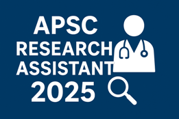 APSC Research Assistant under Finance (Budget) Department Advt No.: 28/2025 1 APSC Research Assistant