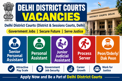 Delhi District Courts Vacancies, Advt No.: 04/2026 1 Delhi District Courts Vacancies