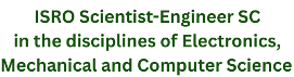 ISRO Scientist-Engineer SC Apply online, Advt No. ISRO :ICRB:01(EMC):2025 1 ISRO Scientist-Engineer SC