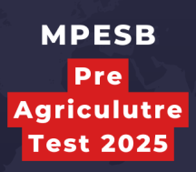 MPESB Pre Agriculture Test 2025, Notification Release 1 MPESB Pre Agriculture Test 2025