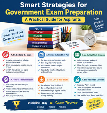 Smart Strategies for Government Exam Preparation