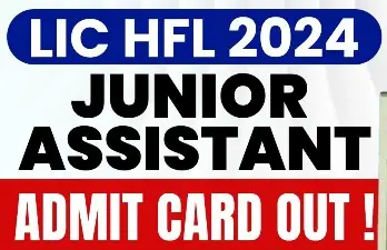 Admit card of Junior Assistant